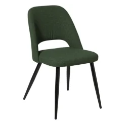 Eetkamerstoel Leonardo - groen - 82.5x61.5x48.5 cm