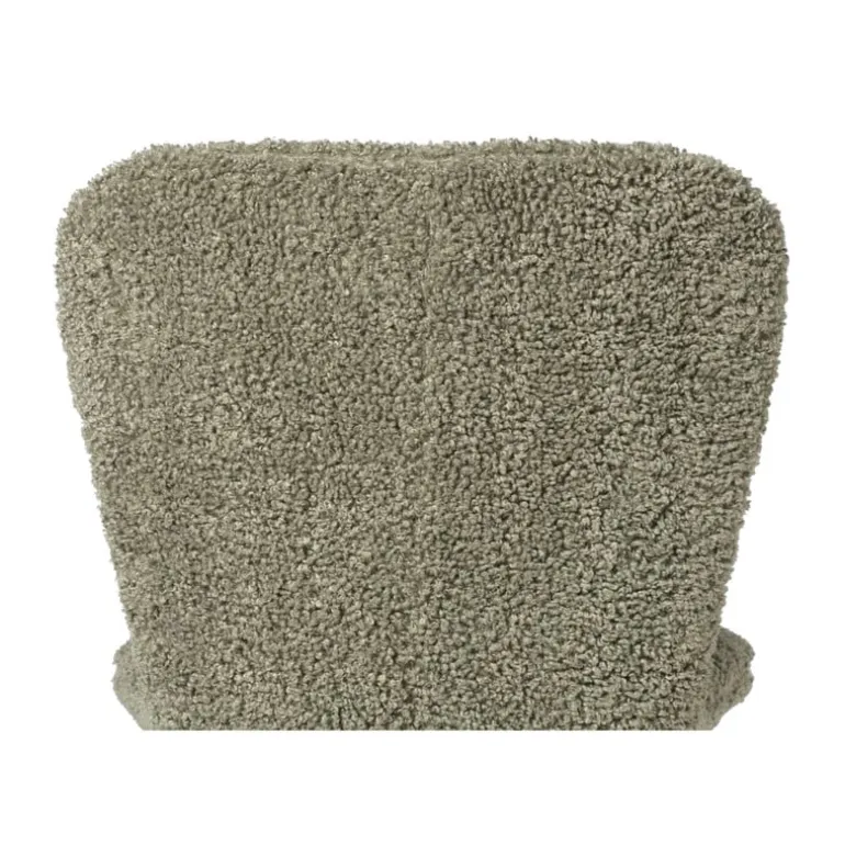 Eetkamerstoel Liz - groen - teddy - 83.5x55x45.4 cm