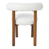 Eetkamerstoel Ruby - teddy beige/bruin - 73x56.5x53 cm