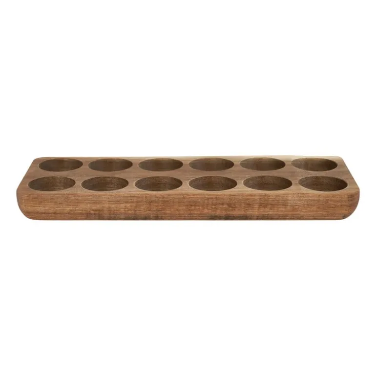 Eiertray hout - voor 12 eieren