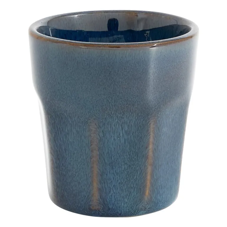 Espressokopje facet - donkerblauw - 100 ml