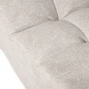 Fauteuil chenille chunk - beige - 87x72x66 cm