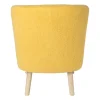 Fauteuil Sita - geel - 69x56x66 cm