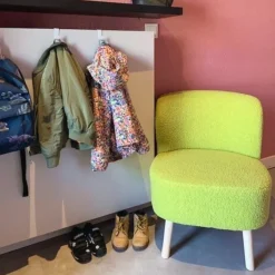 Fauteuil Sita - groen - 69x56x66 cm