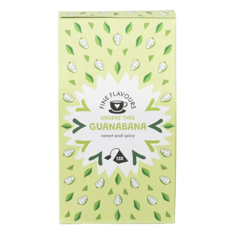 Fine flavours groene thee - guanabana - 15 piramide zakjes