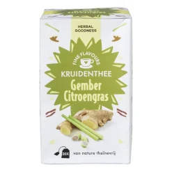 Fine flavours kruidenthee - gember citroengras - 20 zakjes