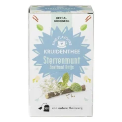 Fine Flavours kruidenthee - sterrenmunt - 20 zakjes