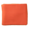 Fleece deken - oranje - 160x130 cm
