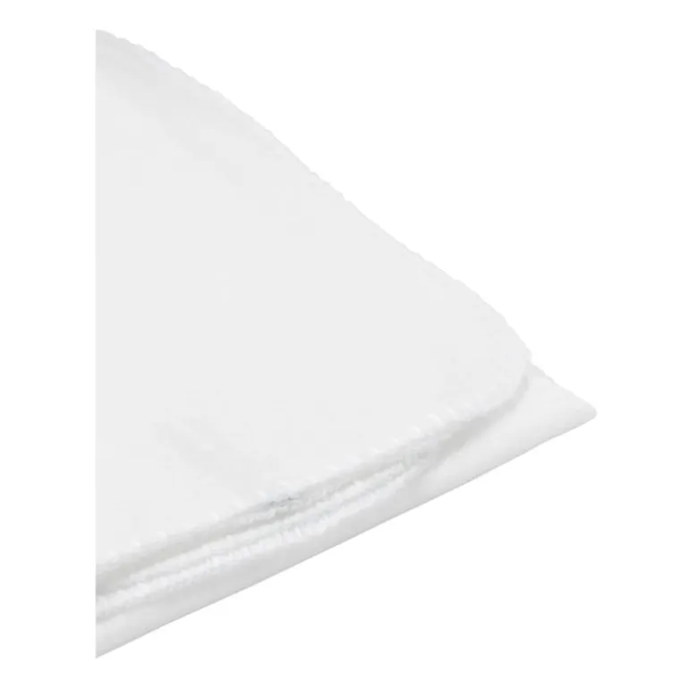 Fleece deken - wit - 160x130 cm