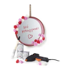 Foam roosjes wit - set van 100