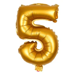 Folie ballon XL - cijfer 5 - 60 cm