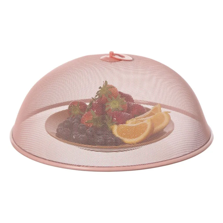 Foodcover rond - roze - ø35 cm