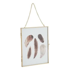 Fotokader aan ketting - goud - 18x23 cm