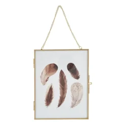 Fotokader aan ketting - goud - 18x23 cm