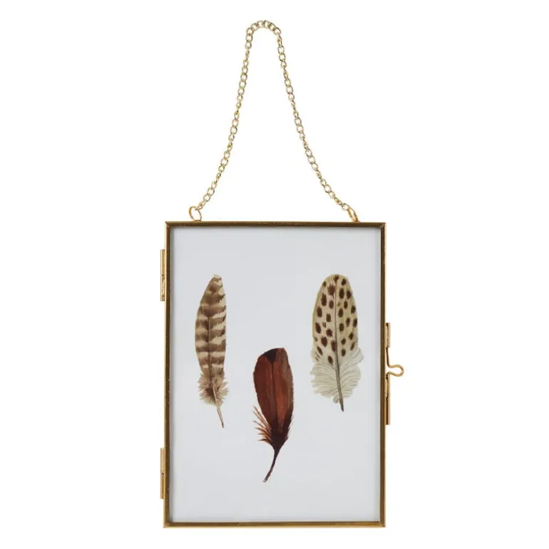 Fotokader aan ketting - goud - 13x18 cm