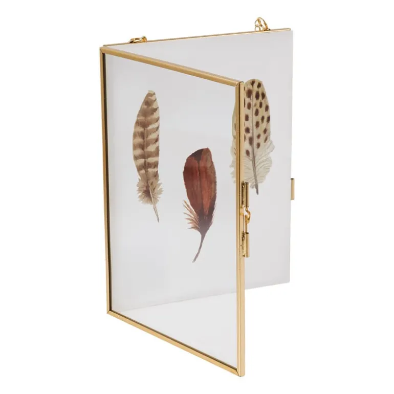 Fotokader aan ketting - goud - 13x18 cm