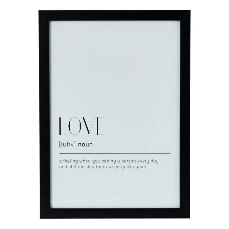 Fotokader basic - 21x30 cm - zwart