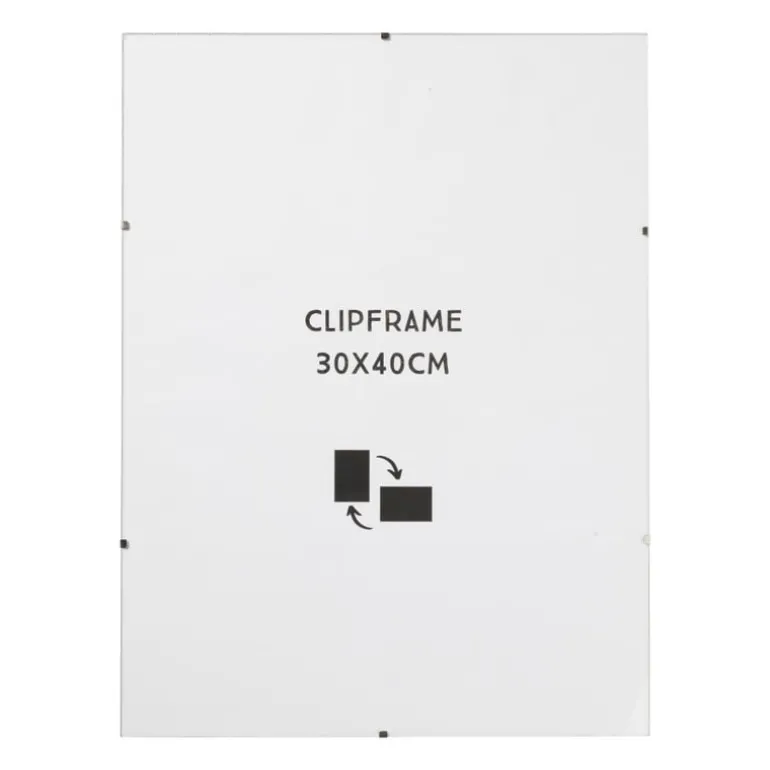 Fotokader clip frame - glas - 30x40 cm