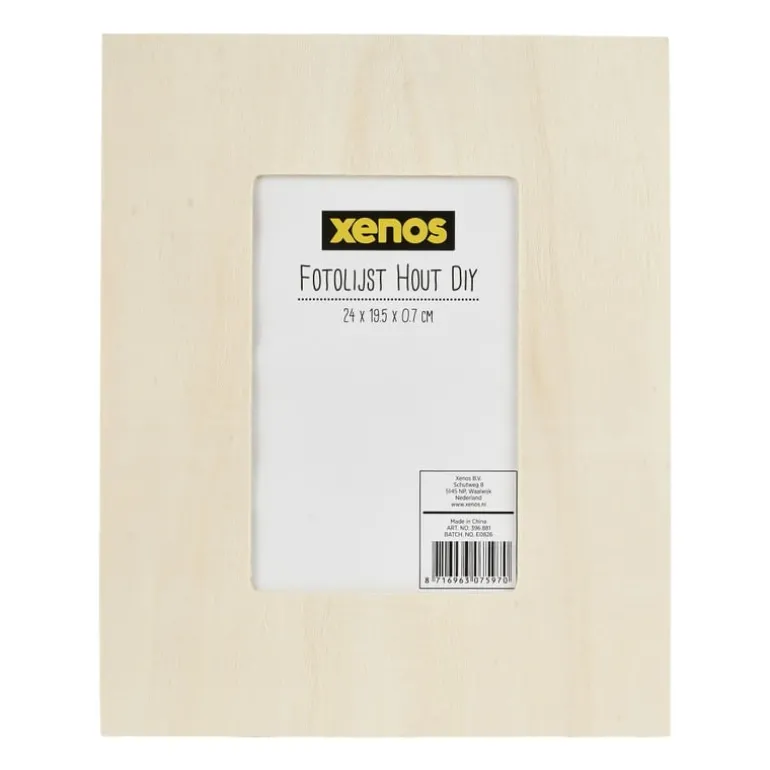 Fotokader hout DIY - 24x19.5x0.7 cm