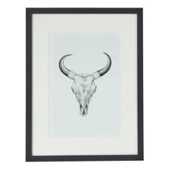 Fotokader met passe-partout - zwart - 21x30 cm