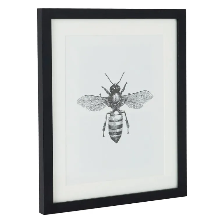 Fotokader met passe-partout - zwart - 20x25 cm