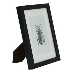 Fotokader met passe-partout - zwart - 10x15 cm