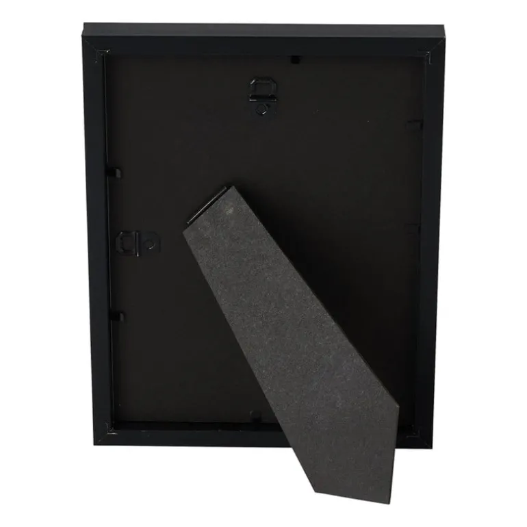 Fotokader met passe-partout - zwart - 10x15 cm