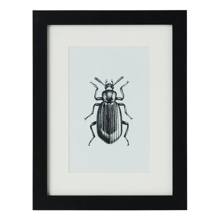 Fotokader met passe-partout - zwart - 10x15 cm