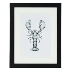 Fotokader met passe-partout - zwart - 13x18 cm