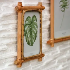 Fotokader met rotan frame - 13x18 cm