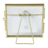 Fotokader mini - goudkleurig - 10x10 cm