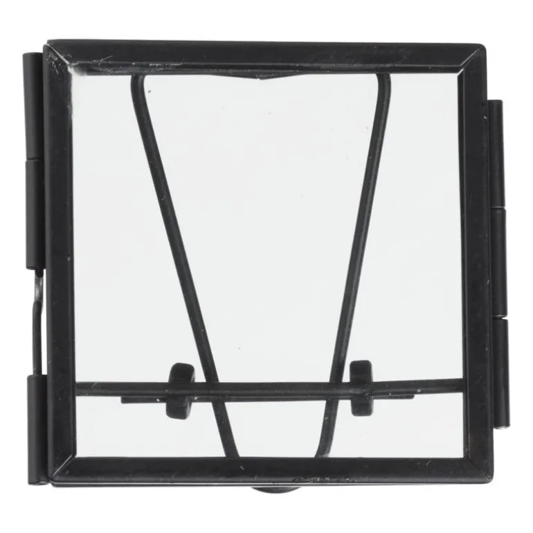 Fotokader mini - zwart - 6x6 cm