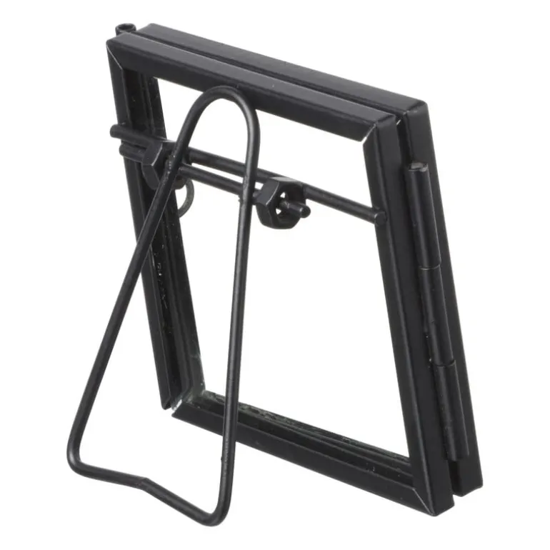 Fotokader mini - zwart - 6x6 cm