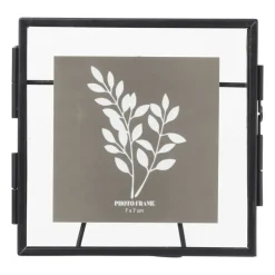 Fotokader mini - zwart - 10x10 cm
