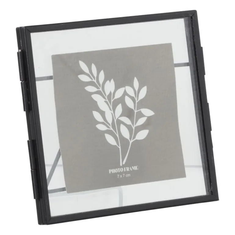 Fotokader mini - zwart - 10x10 cm