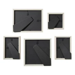 Fotolijstjes - hout - set van 5