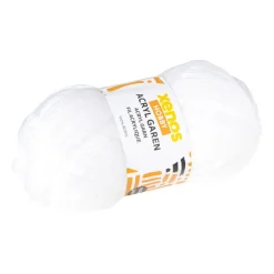 Garen acryl - wit - 100 gram - 240 meter