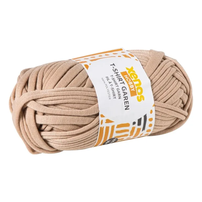Garen t-shirt - beige - 100 gram - 29 meter