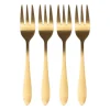 Gebaksvorkje goud - set van 4