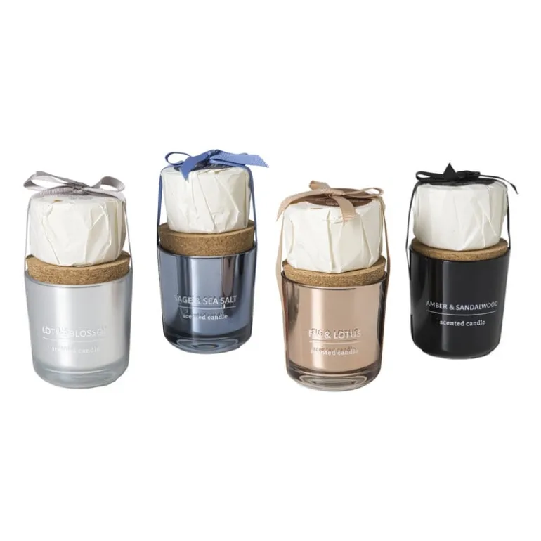 Geurkaars met refill - salie & zeezout