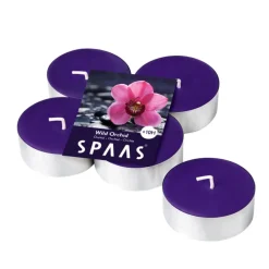 Geur maxi waxinelichten - wild orchid - set van 4