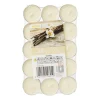 Geurwaxinelichten - vanille - set van 30