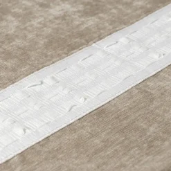 Gordijn chenille - beige - 140x250 cm