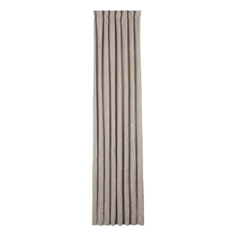 Gordijn chenille - beige - 140x250 cm