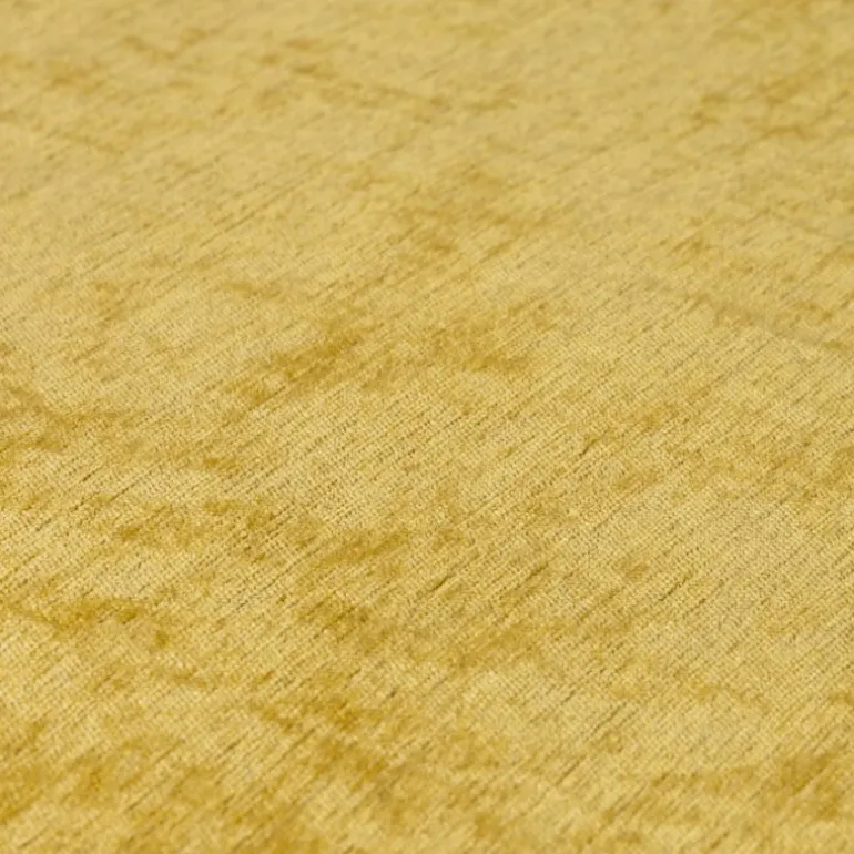 Gordijn chenille - geel - 140x250 cm