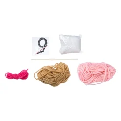 Haakpakket donut DIY - roze