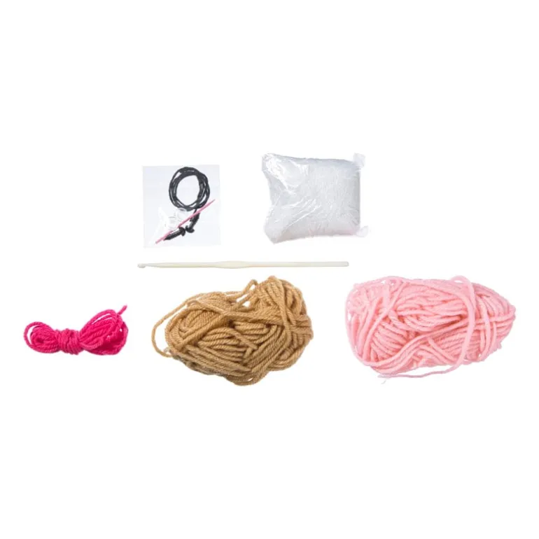 Haakpakket donut DIY - roze
