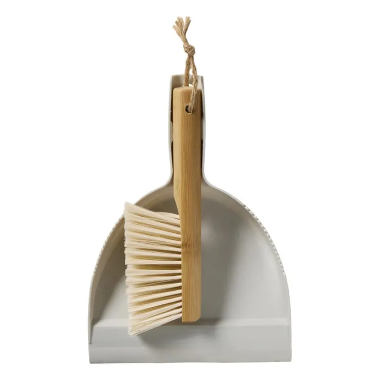 Handveger set bamboe - beige - 26.8x18.2x7.5 cm
