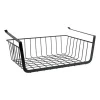 Hangmand voor onder plank - zwart - 36x25x13 cm