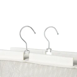 Hang organiser met 10 vakken - wit - 125x15x30 cm